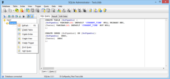 SQLite Administrator screenshot 2