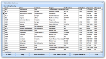 SQLite Editor Software screenshot 3