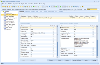 SQLite Expert Professional screenshot