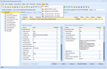 SQLite Expert Professional screenshot 11