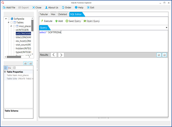 SQLite Forensic Explorer screenshot 5