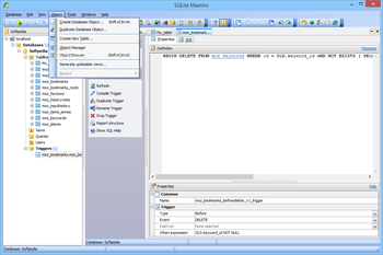 SQLite Maestro screenshot 10