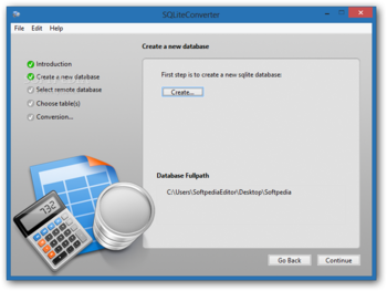 SQLiteConverter screenshot