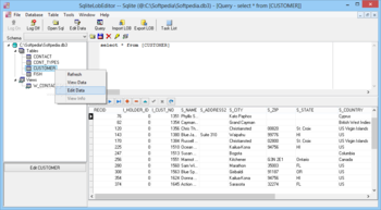 SqliteLobEditor screenshot