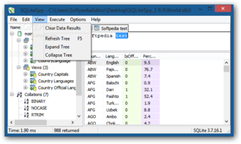 SQLiteSpy screenshot 4