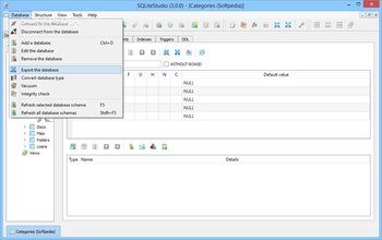 SQLiteStudio screenshot 2