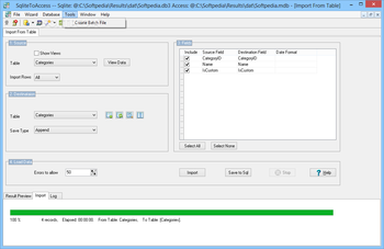 SqliteToAccess screenshot 6
