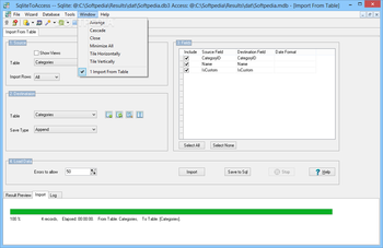 SqliteToAccess screenshot 7