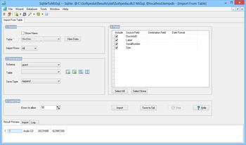 SqliteToMsSql screenshot