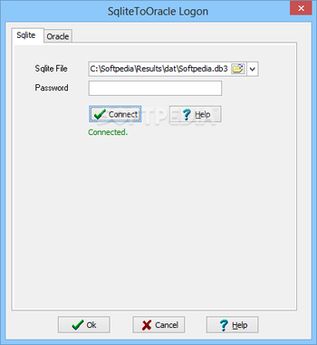 SqliteToOracle screenshot