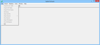 SqliteToOracle screenshot 3