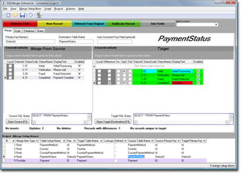 SQLMerger screenshot