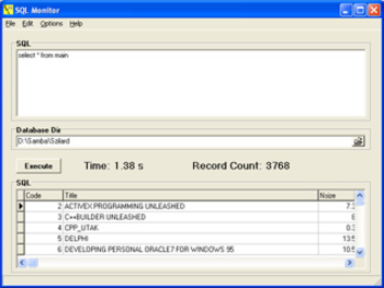 SQLMonitor screenshot