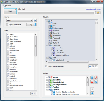 SqlMyTunes for iTunes screenshot