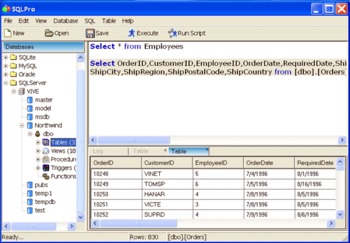 SQLPro screenshot