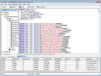 SQLPro screenshot