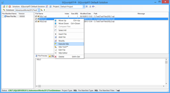 SQLscriptIT screenshot