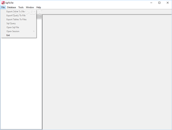 SqlToTxt screenshot 3