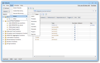 SQLWave screenshot 2