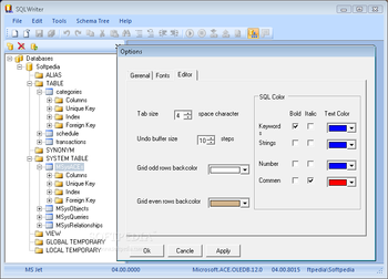SQLWriter screenshot 5