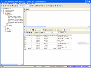 SQLyog MySQL GUI screenshot 2