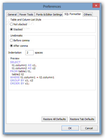 SQLyog screenshot 11