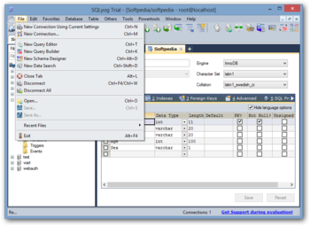 SQLyog screenshot 2