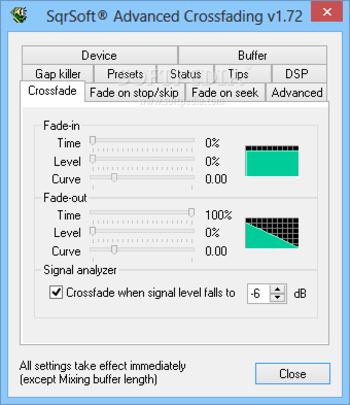 SqrSoft Advanced CrossFading screenshot 4