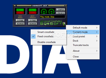 SqrSoft Advanced Crossfading Output screenshot