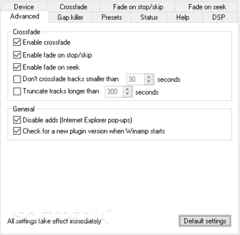 SqrSoft Advanced Crossfading Output screenshot 10