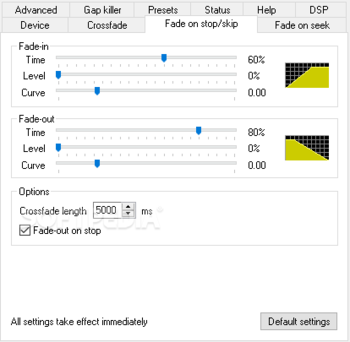 SqrSoft Advanced Crossfading Output screenshot 4