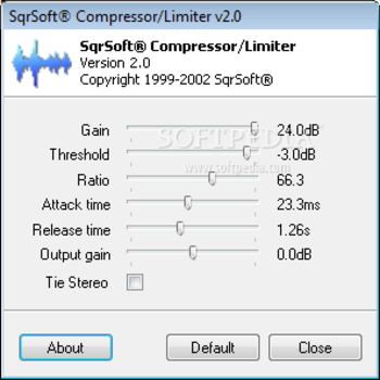 SqrSoft Compressor/Limiter screenshot