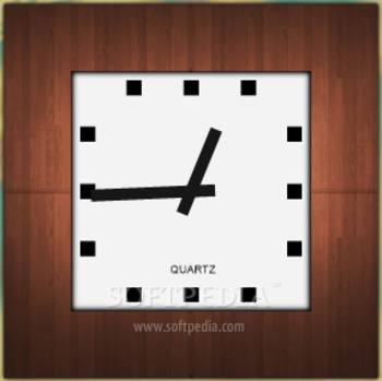 Square Wood Clock screenshot