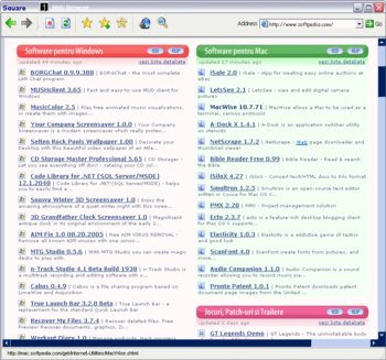 Square1 Web Browser screenshot