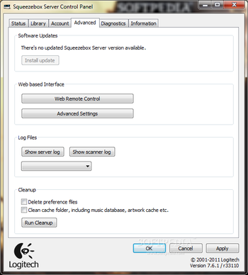 Squeezebox Server screenshot 3