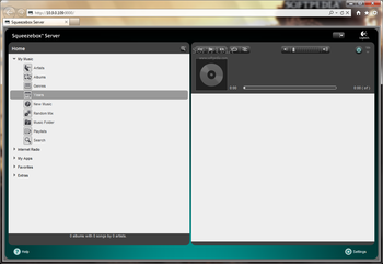 Squeezebox Server screenshot 5