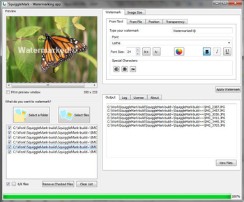 SquiggleMark screenshot