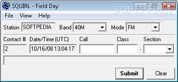 SQUIRL - Field Day Logger screenshot