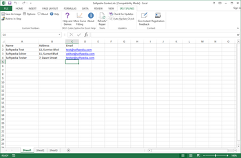 SRS1 Cubic Spline for Excel screenshot