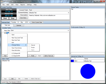 SRSTaskTracker screenshot