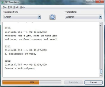 Srt Translator screenshot