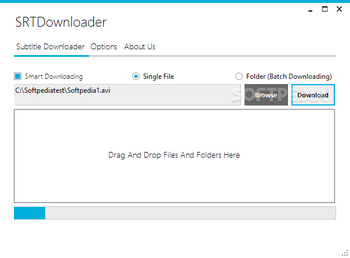 SRTDownloader screenshot