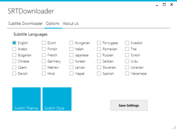 SRTDownloader screenshot 2