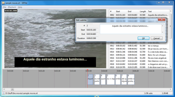 SRTEd - SRT Subtitles Editor screenshot