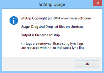 SrtStrip screenshot