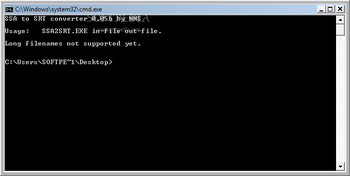 SSA to SRT Converter screenshot