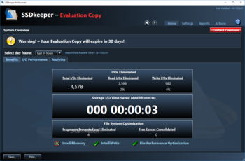 SSDkeeper Professional screenshot