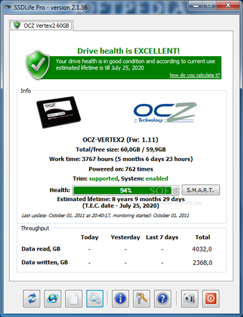 SSDlife Pro screenshot
