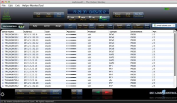 SSH System Administration Tool screenshot