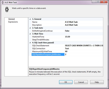 SSIS Wait Task screenshot 2